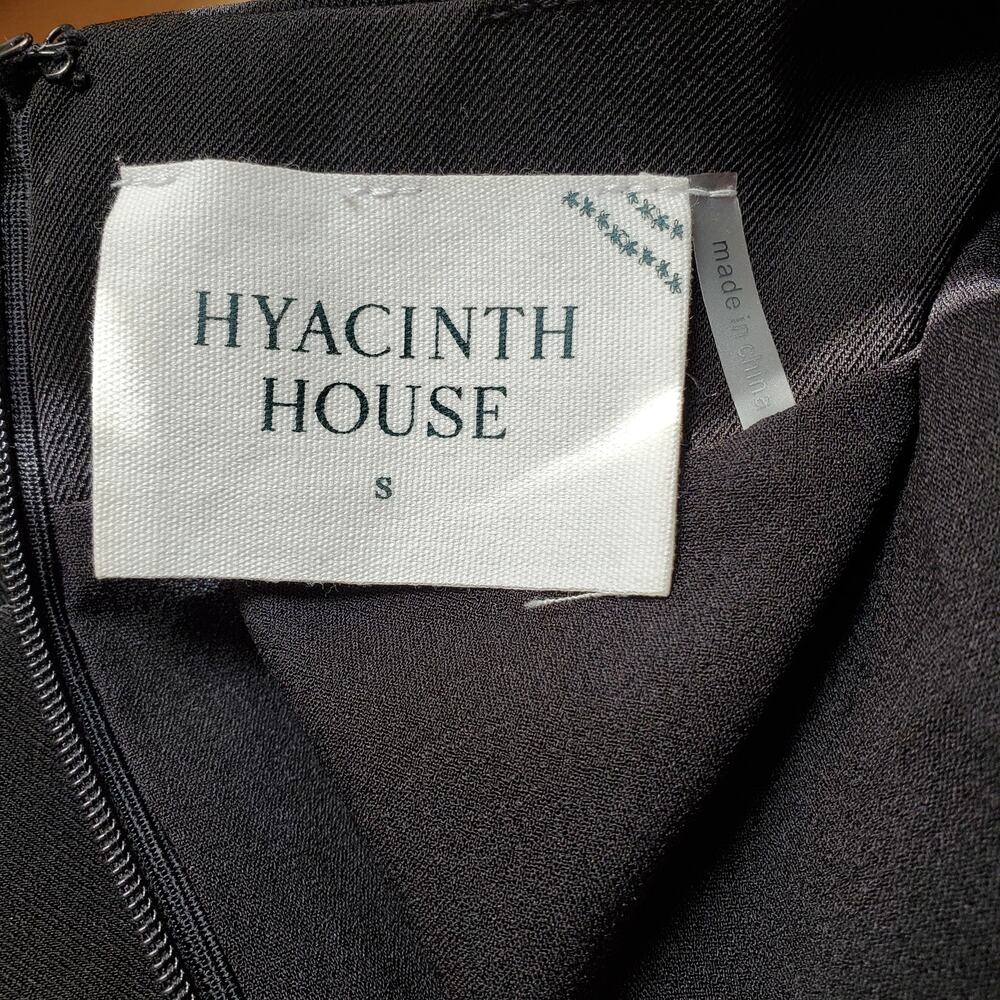 Tuckernuck Hyacinth House Beaded Bows Bernadette Mini Dress Black Size Small - Picture 10 of 12